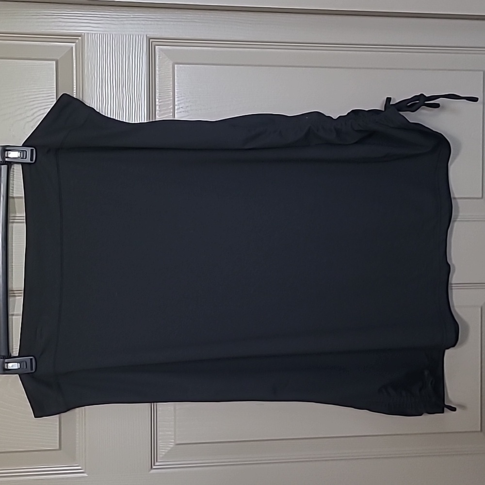 SHEIN curve black side ROUCHING skirt size 3XL